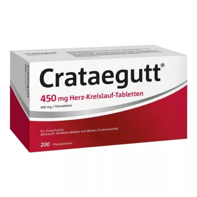 CRATAEGUTT 450 mg Cardiovascular Tablets, 200 pcs CRATAEGUTT 450 mg Cardiovascular Tablets, 200 pcs