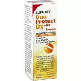 EUNOVA DuoProtect D3+K2 1000 I.U./50 μg drops, 11.5 ml