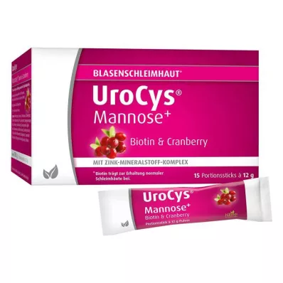 Urocys Mannose + Sticks, 15 pcs
