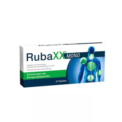 RUBAXX Mono tablets, 20 pcs RUBAXX Mono tablets, 20 pcs