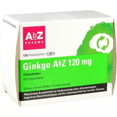 GINKGO AbZ 120 mg film-coated tablets, 120 pcs