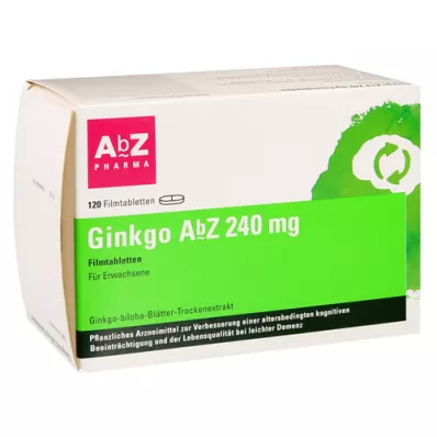 GINKGO AbZ 240 mg film-coated tablets, 120 pcs