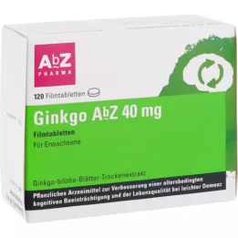 GINKGO AbZ 40 mg film-coated tablets, 120 pcs