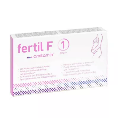 AMITAMIN fertil F phase 1 capsules, 30 pcs