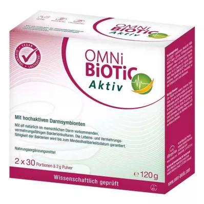 OMNI BiOTiC active powder, 2X60 g OMNI BiOTiC active powder, 2X60 g
