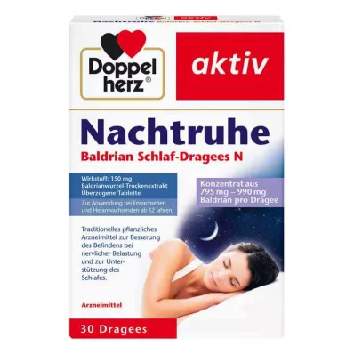 Doppelherz Night Sleep Valerian Sleep Dragees N (30 pieces) Doppelherz Night Sleep Valerian Sleep Dragees N (30 pieces)