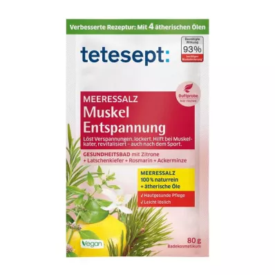 TETESEPT Sea salt muscle relaxation, 80 g