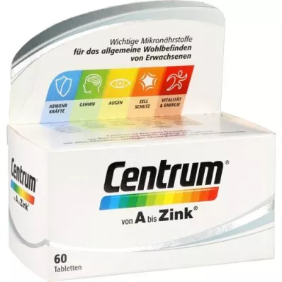 CENTRUM A-Zinc tablets, 60 pcs