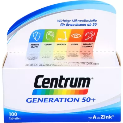 CENTRUM Generation 50+ tablets, 100 pcs