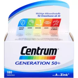 CENTRUM Generation 50+ tablets, 180 pcs