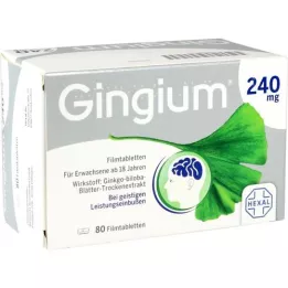 GINGIUM 240 mg film-coated tablets, 80 pcs