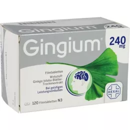 GINGIUM 240 mg film-coated tablets, 120 pcs
