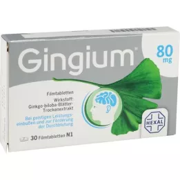 GINGIUM 80 mg film-coated tablets, 30 pcs