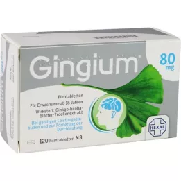 GINGIUM 80 mg film-coated tablets, 120 pcs