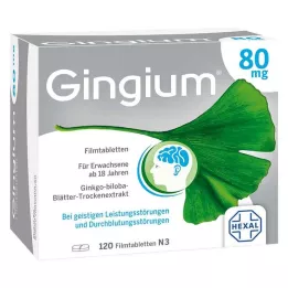 GINGIUM 80 mg film-coated tablets, 120 pcs