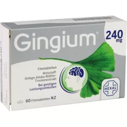 GINGIUM 240 mg film-coated tablets, 60 pcs