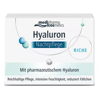 HYALURON NACHTPFLEGE riche cream in a jar, 50 ml