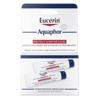 EUCERIN Aquaphor Protect &amp; Repair Ointment, 2X10 ml