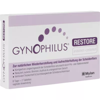 GYNOPHILUS restore vaginal tablets, 2 pcs