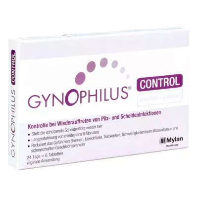 GYNOPHILUS CONTROL Vaginal tablets, 6 pcs
