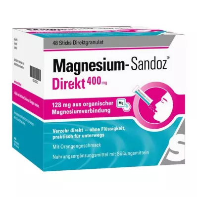 MAGNESIUM SANDOZ Direct 400 mg sticks, 48 pcs