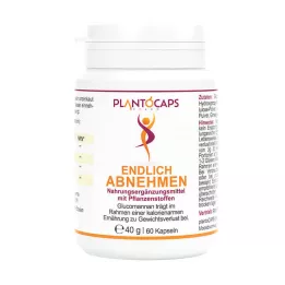 PLANTOCAPS Finally Lose Weight Capsules, 60 Capsules
