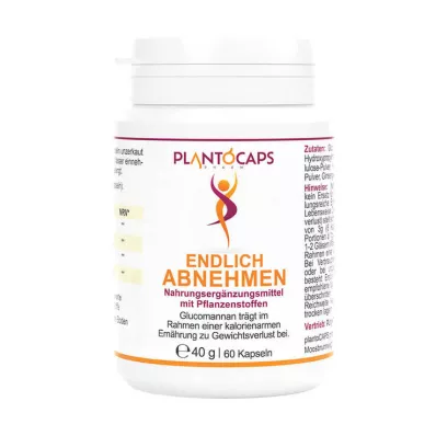 PLANTOCAPS Finally Lose Weight Capsules, 60 Capsules PLANTOCAPS Finally Lose Weight Capsules, 60 Capsules