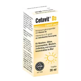 CEFAVIT D3 Liquid pure drops for oral use, 20 ml