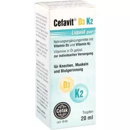 CEFAVIT D3 K2 Liquid pure drops for oral use, 20 ml