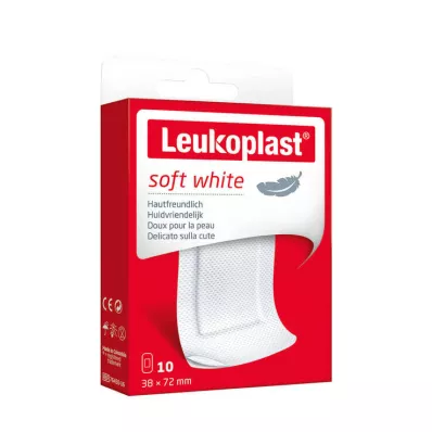 Leukoplast soft strips 38x72 mm, 10 pieces