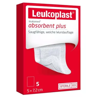 Leukoplast Leukomed sterile 5x7.2 cm wound dressing, 5 pcs Leukoplast Leukomed sterile 5x7.2 cm wound dressing, 5 pcs