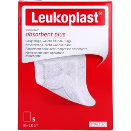 LEUKOPLAST Leukomed sterile 8x10 cm wound dressing, 5 pcs