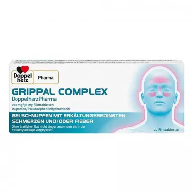 GRIPPAL COMPLEX DoppelherzPharma film-coated tablets, 20 pcs GRIPPAL COMPLEX DoppelherzPharma film-coated tablets, 20 pcs
