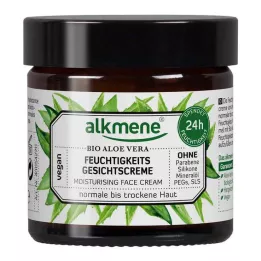 ALKMENE Organic Aloe Vera Moisturising Face Cream, 50 ml