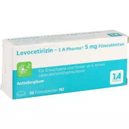 LEVOCETIRIZIN-1A Pharma 5 mg film-coated tablets, 50 pcs