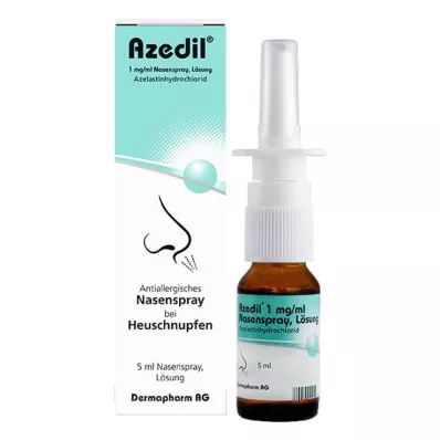 AZEDIL 1 mg/ml nasal spray solution, 5 ml AZEDIL 1 mg/ml nasal spray solution, 5 ml
