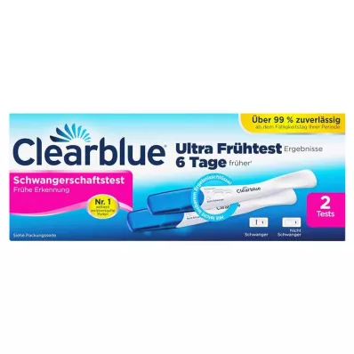 CLEARBLUE Pregnancy test early detection, 2 pcs CLEARBLUE Pregnancy test early detection, 2 pcs