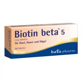 BIOTIN BETA 5 tablets, 30 pcs