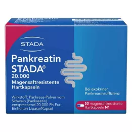 PANKREATIN STADA 20,000 enteric hard capsules, 50 pcs