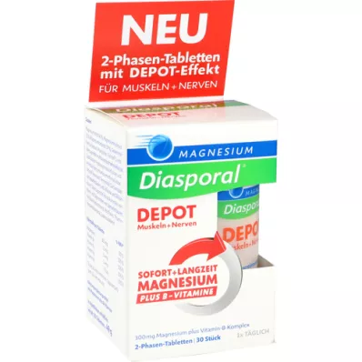 MAGNESIUM DIASPORAL DEPOT Muscle and Nerve Tabl., 30 pcs