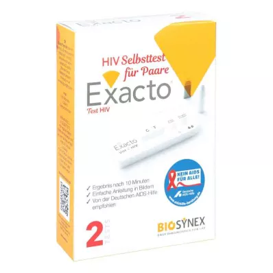 Exacto Hiv self-test for couples (1 piece) Exacto Hiv self-test for couples (1 piece)