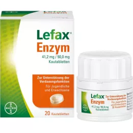 LEFAX Enzyme chewable tablets, 20 pcs