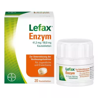 LEFAX Enzyme chewable tablets, 20 pcs