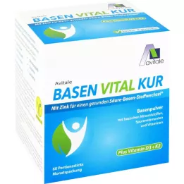 BASEN VITAL KUR plus vitamin D3+K2 powder, 60 pcs