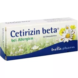 CETIRIZIN beta film-coated tablets, 30 pcs