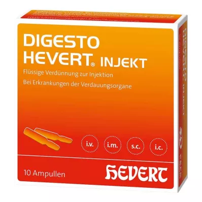 DIGESTO Hevert inject ampoules, 10X2 ml DIGESTO Hevert inject ampoules, 10X2 ml