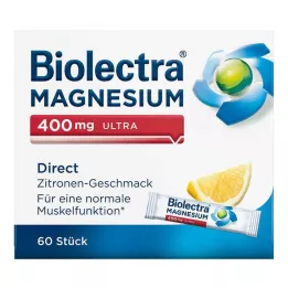 BIOLECTRA Magnesium 400 mg ultra Direct Lemon, 60 Capsules