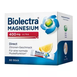 BIOLECTRA Magnesium 400 mg ultra Direct Lemon, 60 Capsules