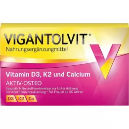 VIGANTOLVIT Vitamin D3 K2 Calcium Film-Coated Tablets, 30 Capsules