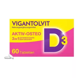 VIGANTOLVIT Vitamin D3 K2 Calcium Film-Coated Tablets, 60 Capsules